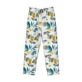 thumbnail image 4 of Xecao Watercolor Leaves Men's Straight Lounge Pajama Pants: The Ultimate in Comfortable Sleepwear, 4 of 9