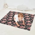 thumbnail image 2 of Pioneer Flower Floral Print Pattern Blanket,Comfortable Soft Flannel Throw Blanket,All Season,Warm Lightweight Blankets for Sofa Bed Couch Living Room Chair,30"x40", 2 of 4