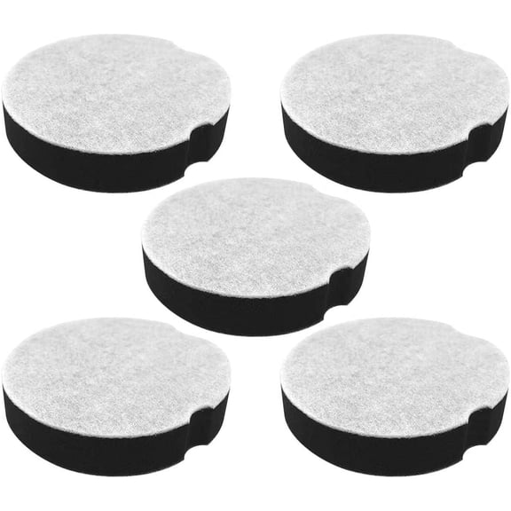 5 Pack Replacement Filter Compatible for Bissell PowerForce Compact Lightweight Upright 1520 Series and 2112 Series Vacuum Cleaner,Compare to Part #1604896/160-4896