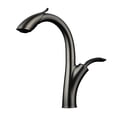 thumbnail image 1 of Kitchen Faucet Pull Out Cold And Hot Kitchen Tap, Black Single Hole Single Handle Swivel 360 Degree Water Mixer Tap ,Versatile Features, 1 of 7