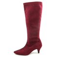 thumbnail image 3 of aerosoles women's afterward boot, wine fabric, 8 m us, 3 of 5