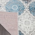 thumbnail image 3 of Designer Home Area Rug Gray Blue Green Contemporary Modern Petals Rug Carpet, 3 of 8
