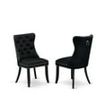 thumbnail image 6 of Luxe by East West Furniture 7 piece kitchen set a consists of table and 6 Linen Fabric modern chairs, 6 of 7