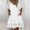 White, variant on Women Casual Solid Dress Short Sleeve V Neck Lace Spliice Dress Ruffle Loose Dress Womens Outfits Summer Casual Tan Dress Casual Dress for Juniors Short Sleeves Midi Dress Backless Long Sleeve Dress