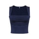thumbnail image 4 of Tops y pantalones de verano para mujer con amplio escote halter top/pantalón corto liso Nituyy Top con escote halter, 4 of 5