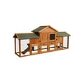 thumbnail image 6 of Hassch Wooden Extra Large Chicken Coop, Small Animal Enclosure Habitat for Indoor Outdoor, Wood Rabbit Bunny Hutch, Pets Cage House for Dog Cat Squirrel Hamster Hedgehog Guinea Pig, 6 of 8