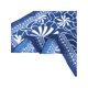 thumbnail image 5 of Bufandas de algodón mezclado impresas con flores INSPIRE CHIC para mujeres, 21.7x21.7" pañuelo cuadrado pequeño con flores, pañuelo de cuello, flor abstracta-1-azul marino, 5 of 6