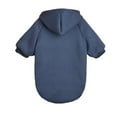 thumbnail image 6 of NovaStitch Dog Solid Color Jumpsuit Hooded Winter Dog Sweatshirt Blouse Adorable Puppy Coat for Small Medium Dogs Navy M, 6 of 6