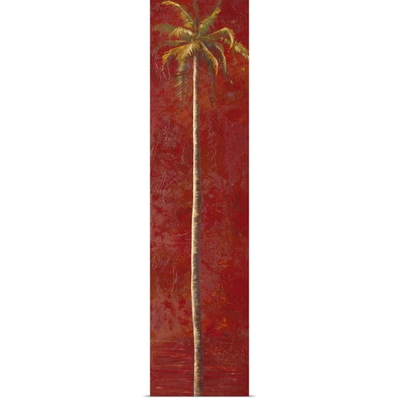 Great BIG Canvas | Rolled Patricia Pinto Poster Print entitled Red Palm II