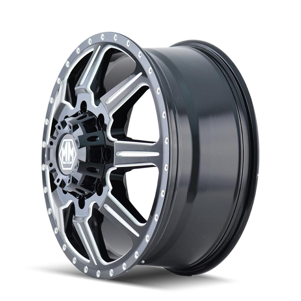 Mayhem Monstir 8101 Dually Front, 22x8.25 Wheel with 8x210 Bolt Pattern