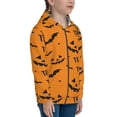 thumbnail image 5 of Pofeuu Trick Or Treat Print Teenage Zipper Hoodie Sweatshirts Hooded Casual Jackets With Pocket For Boys Girls-Small, 5 of 6