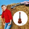 thumbnail image 4 of juguete de guitarra ukelele para niño juguete educativo de aprendizaje, instrumento musical de clásico para principiante educación 38x15cm Hugo  ukelele para niños, 4 of 10