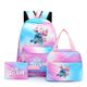 thumbnail image 3 of 3Pcs Disney Lilo Stitch Colorful Backpack Set for Girl Boy Student Teenager Rucksack Women Casual School Bags with Lunch Bags, 3 of 4
