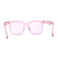 thumbnail image 2 of Girls Child Size Pop Color Thick Horn Rim Sunglasses Pink, 2 of 4