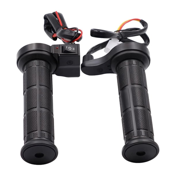 Kenally Empuñadura calefactable para motocicleta, interfaz USB de 12v, prueba de voltaje, luz indicadora Led, manillar calefactable ajustable para Accesorios para motos Kenally VI005014-00