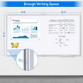 thumbnail image 7 of Large Whiteboard for Wall , 72"X48" Maxtek Magnetic White Board Dry Erase 6' x 4' Foldable Wall-Mounted Aluminum Frame for School, Classroom, Office & Home, 7 of 7