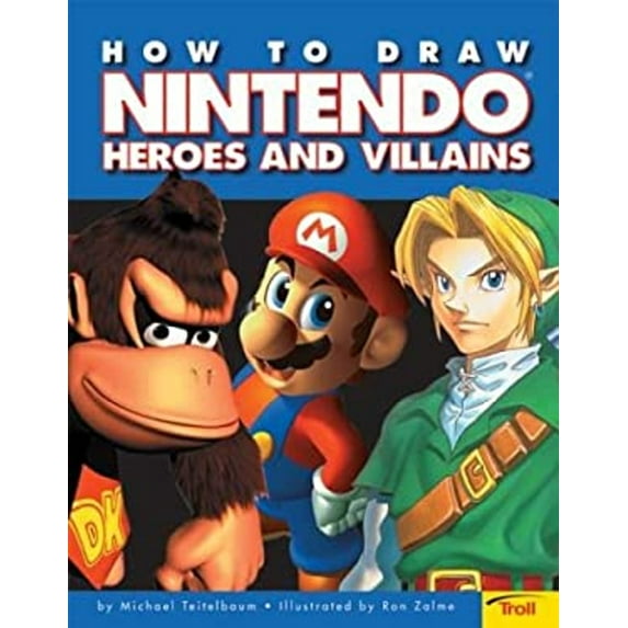Pre-Owned How To Draw Nintendo Heroes And Villains by Michael Teitelbaum Paperback Children's Books Default edition 32 pages English