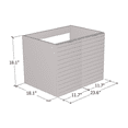 thumbnail image 6 of Capri 2D 60 Floating Bathroom Vanity (24" Width), 6 of 6