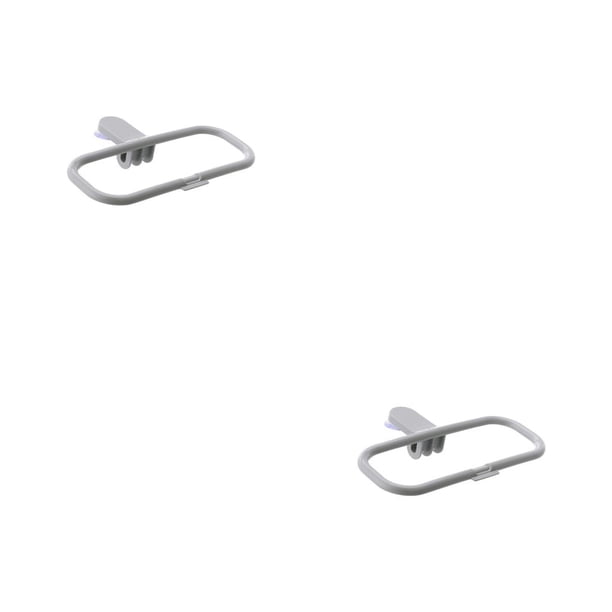 Matsuzay Soporte para bolsa de basura, cocina colgante, gran apertura, paquete de basura de plástico, cajón, estante de almacenamiento de residuos con Gris 2piezas Matsuzay CBP457331
