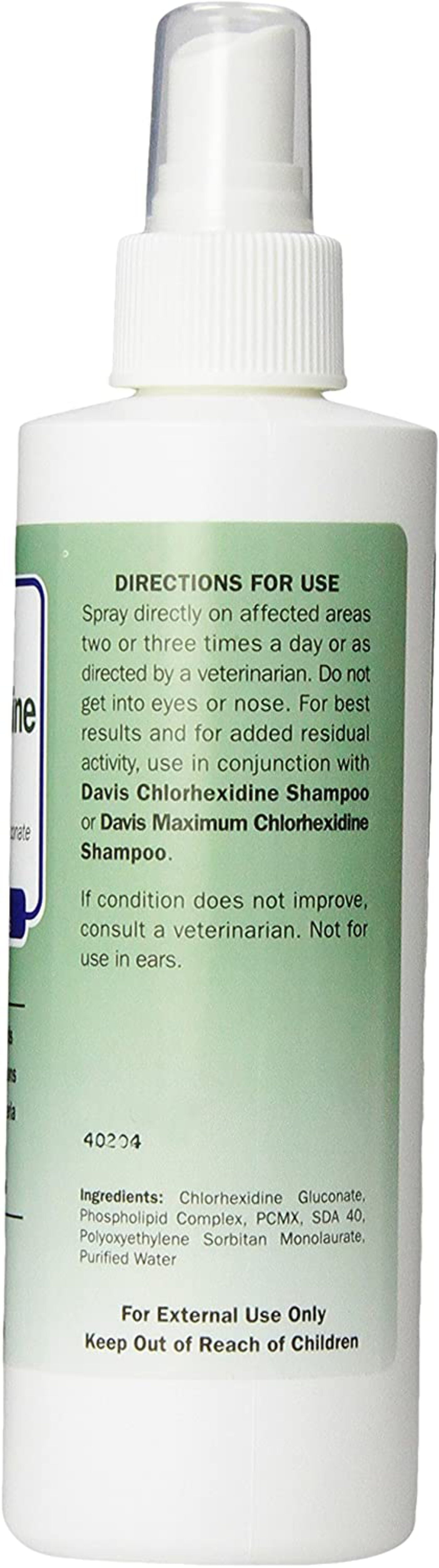 Davis chlorhexidine spray outlet