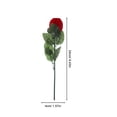 thumbnail image 4 of FELTECHELECTR Caja de anillo con forma de rosa, 3 unidades, creativa, personalizada, para propuesta, de simulación, para San Valentín., 4 of 6