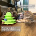thumbnail image 4 of Pet Interactive Cat Toy 3 Level Towers Tracks Roller Ejercicio, 4 of 7