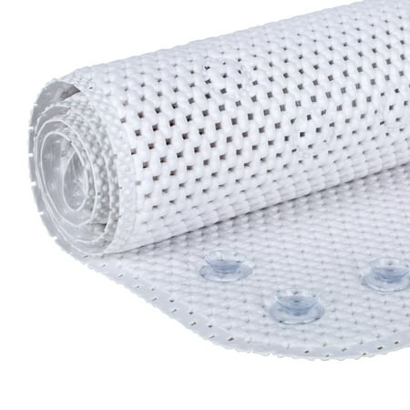 Duck Softex Cushioned 17 in. x 36 in. Bathtub Mat, White