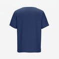 thumbnail image 6 of Ohufall Mens Pocket T-Shirts Solid Color Imitation Denim Top Short Sleeve Loose Crew Neck Casual Daily Summer Fashion Tshirt, 6 of 6