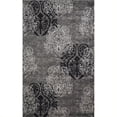 thumbnail image 1 of Linon Rugs Milan Rectangular Area Rug in Grey and Black-1'11" x 2'10", 1 of 1