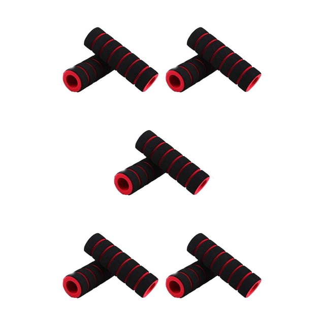 Eigraketly 1 par de empuñaduras de manillar de bicicleta, cubiertas de bicicleta, accesorios de manga reutilizables, rojo Type2 NO2 Eigraketly CBP006981