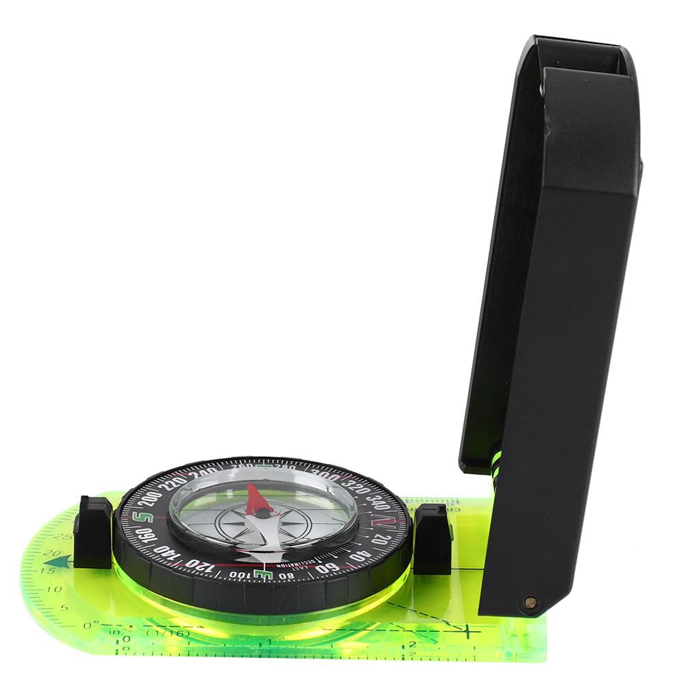 Magnetic Compass With Portable Maps Multi-function Outdoor Travel Compass 