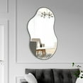 thumbnail image 6 of SHYFOY Irregular Mirror for Wall Cloud Shaped Mirror Black  Asymmetrical Wall Mirror for Home Decor 22"x36", 6 of 9