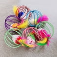 thumbnail image 3 of Juguete interactivo para gatos Xeyise, ratón de peluche suave con jaula protectora, colores vibrantes, alivia el aburrimiento, juguetes para gatos resistentes a las mordeduras, 3 of 8
