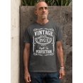 thumbnail image 2 of 50th Birthday VINTAGE 1973 Men's T-shirt, 2XL, Charcoal, 2 of 3