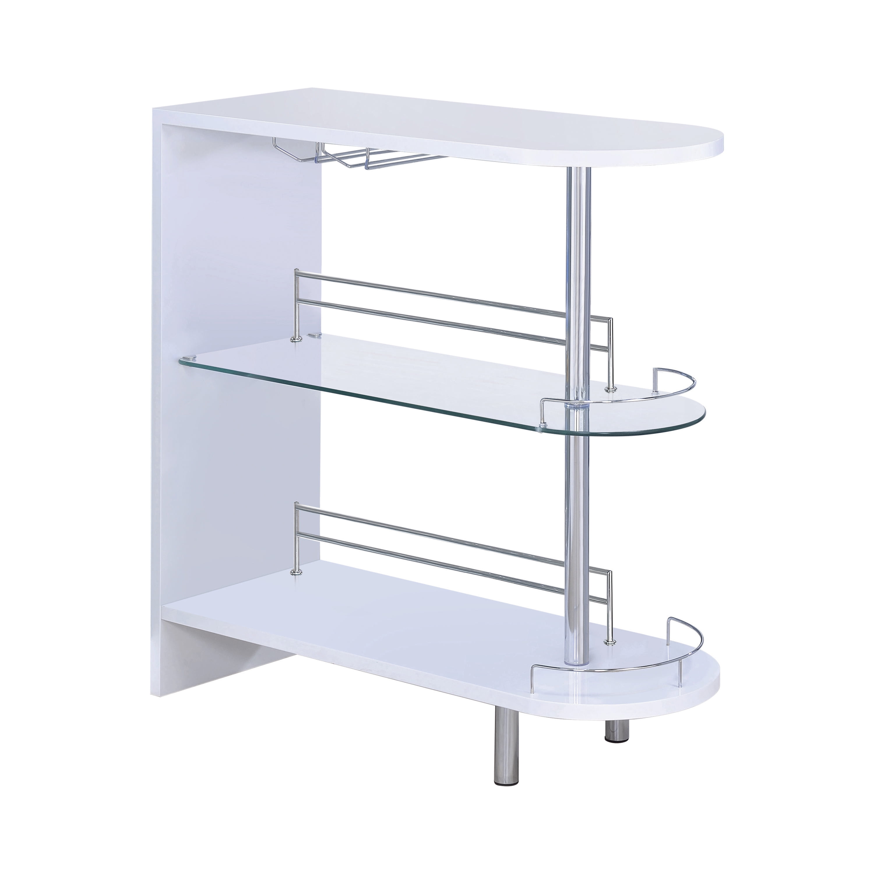 Coaster Company Modern Bar Unit, White