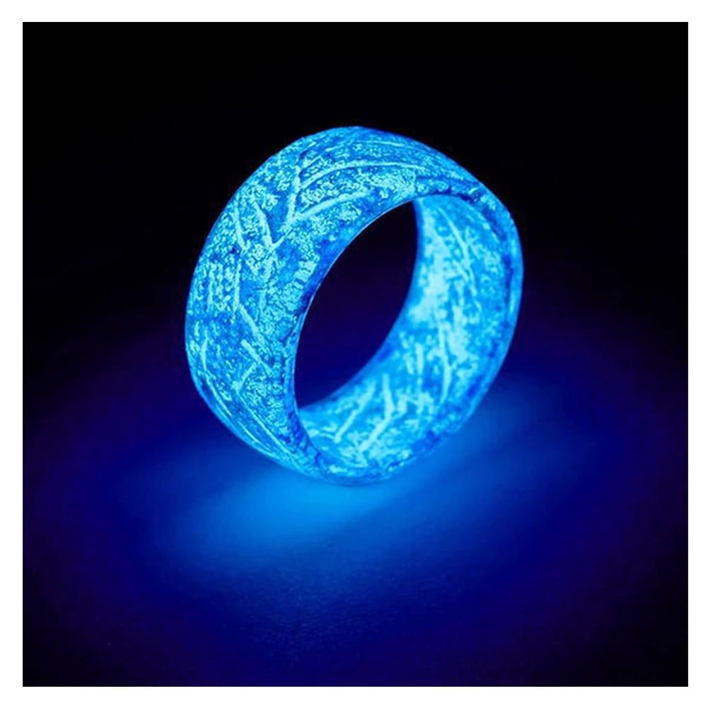lzndeal Luminous Glow Ring Glowing in the Dark Jewelry Unisex Decoration  for Women Men New