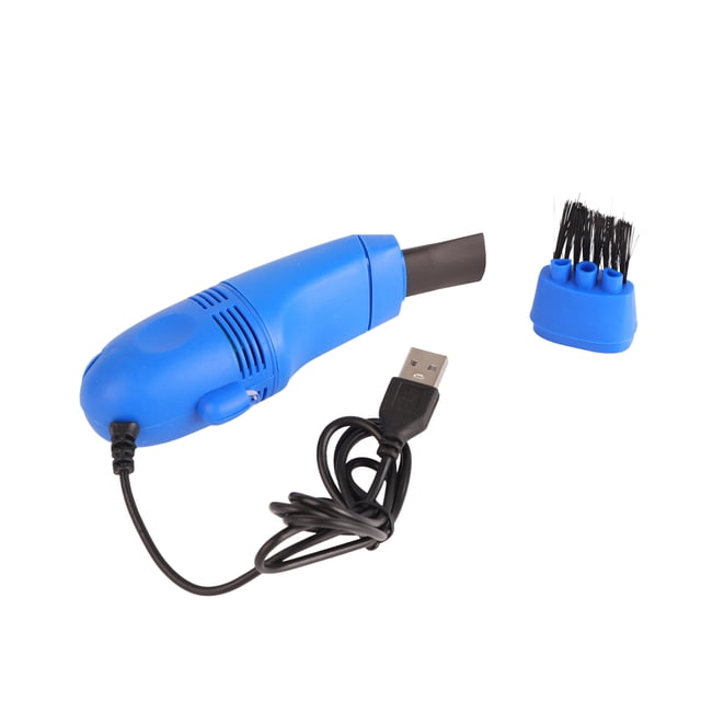 Mini Nail Dust Vacuum, Large Suction Desk Dust Vacuum Negative Pressure USB Interface for Pet Hair Green,Blue