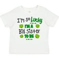 thumbnail image 3 of Inktastic I'm So Lucky I'm a Big Sister to Be Girls Toddler T-Shirt, 3 of 5