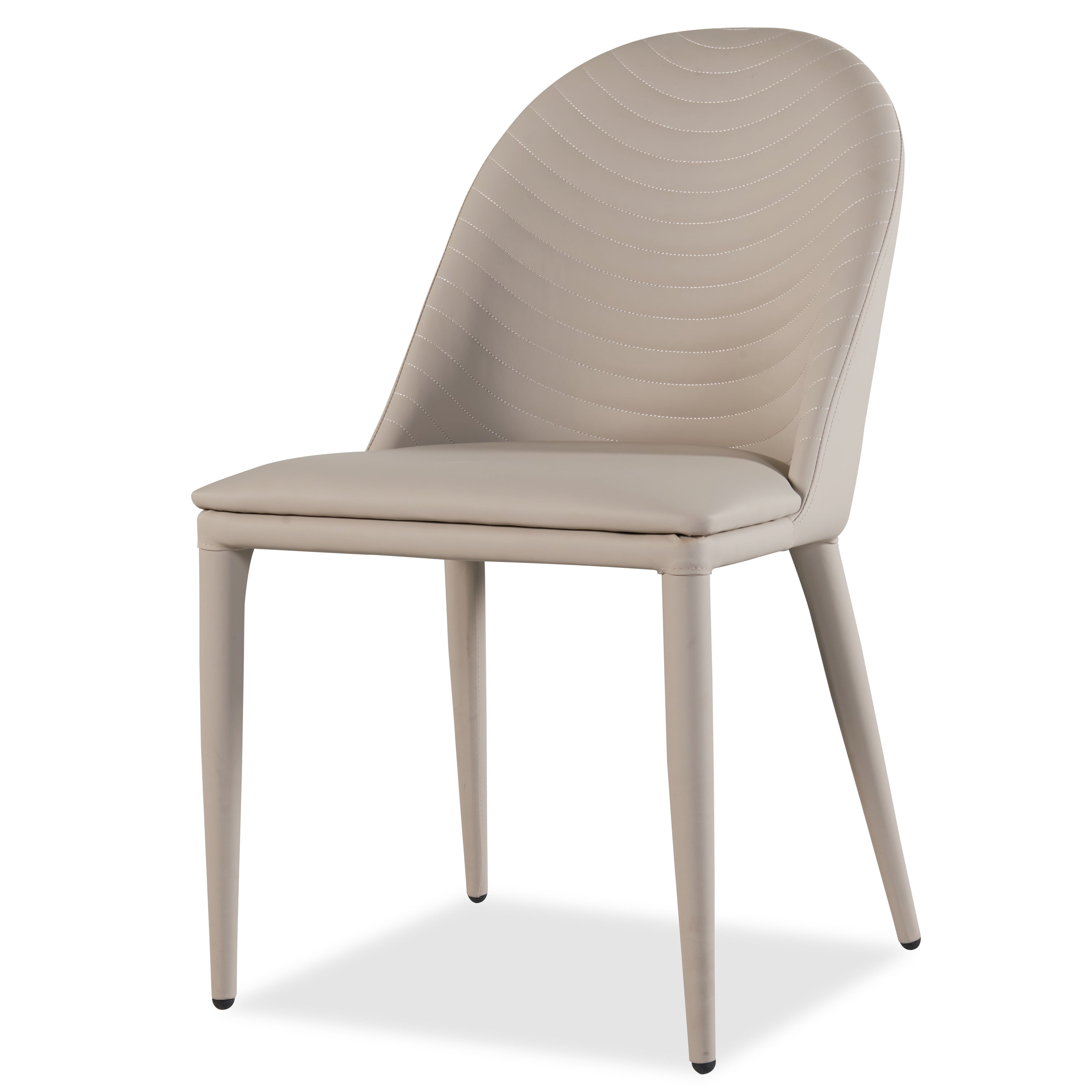 Furniture of America Erowa Modern Upholstered Dining Chairs, Brown (Set of 2)