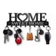 thumbnail image 1 of Key Holder for Wall, Key Hooks Wall Mounted with 10 Hooks, Heavy Duty Key Hangers for Living Room Black Metal Key Racks, 1 of 4