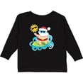 thumbnail image 3 of Inktastic Surfing Santa Boys or Girls Long Sleeve Toddler T-Shirt, 3 of 5