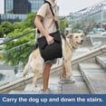 thumbnail image 2 of Dog Carry Sling, Emergency Backpack Pet Legs Support Rehabilitation Dog (black) Lift Harness For Nail Trimming, Dog Carrier, 2 of 5