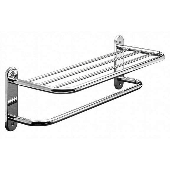 Taymor Towel Shelf,Chrome,8-1/4x26-3/32x9In  01-1044