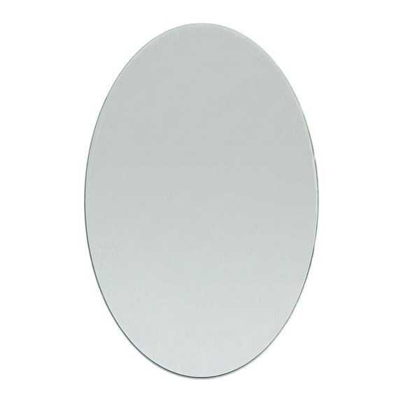 4 x 6 inch Oval Glass Craft Mirrors Bulk 12 Pieces Mosaic Tiles for Home Decorations