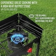 thumbnail image 4 of Hike Crew Portable 2 Burner Gas Stove for Outdoor Cooking, 4 of 7