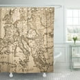 thumbnail image 1 of Cortina de ducha ABPHQTO 152x180 cm mapa antiguo Europa, 1 of 2