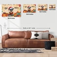 thumbnail image 5 of Merry Christmas Santa Schnauzer Scarf Twinkling Lights Xmas Holiday Horizontal Matte Canvas Poster Miniature Schnauzer Dog Lover Wall Art Home Decor - 00022, 5 of 5