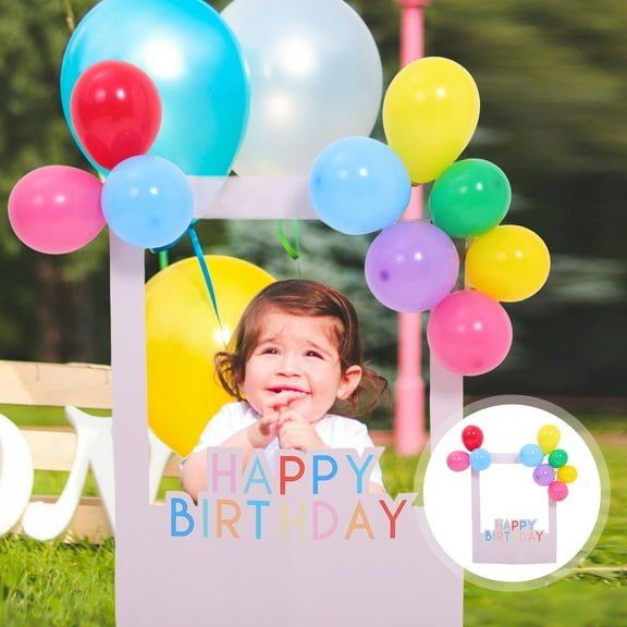 GOOHOCHY  Photo Frame Standing Sign Funny Wanted Birthday Photography Baby
