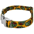 thumbnail image 3 of Country Brook Petz® Premium Sugar Skulls Dog Collar and Leash, Medium, 3 of 6