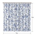 thumbnail image 5 of Waterproof Beautiful Colorful Floral Shower Curtain 72x72 Inch Boho Style Polyester Unique Shower Curtain for Bathroom Hotel Home Decor with 12 Plastic Hooks, 5 of 5